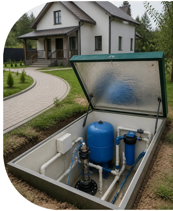 Автономное водоснабжение дома в Морозовске от 153990 р. | АПаруса-Мрз